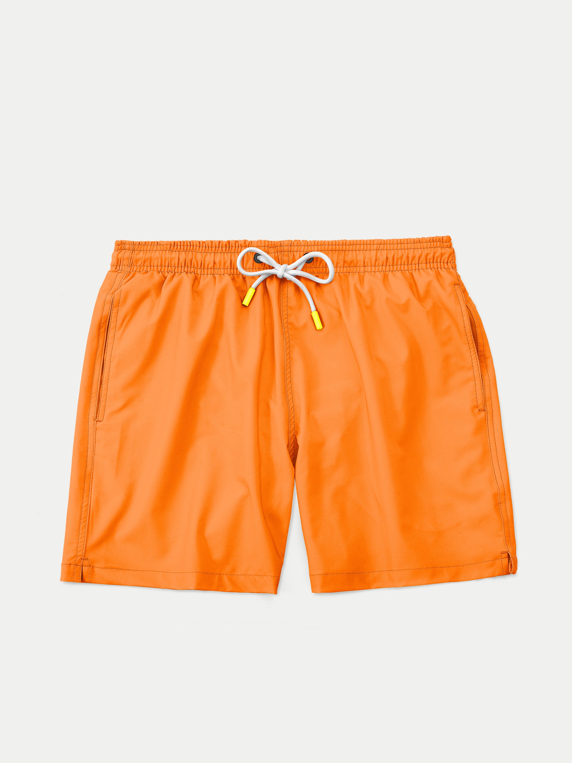 Men's orange swim trunks on sale