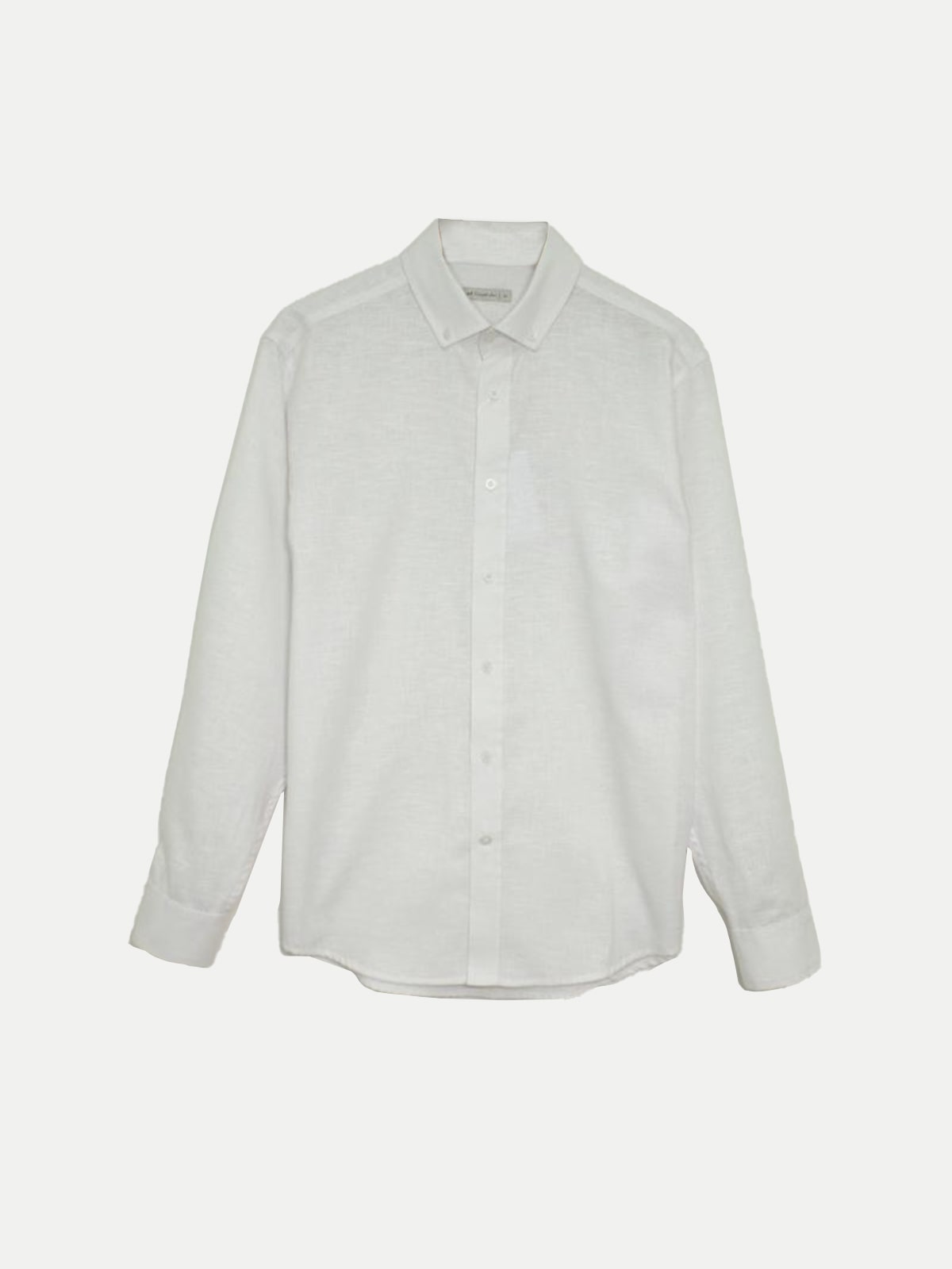 Men's Linen Open V-Neck Long Sleeve Shirt - Island Importer